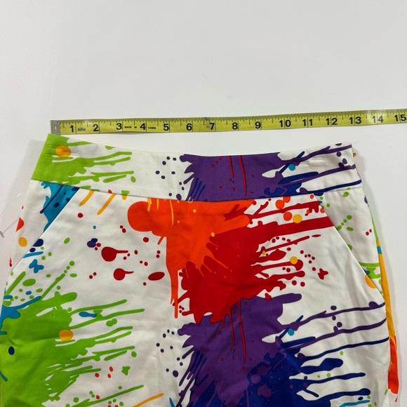 Loudmouth Womens Golf Skort Drop Cloth Print - Picture 5 of 5